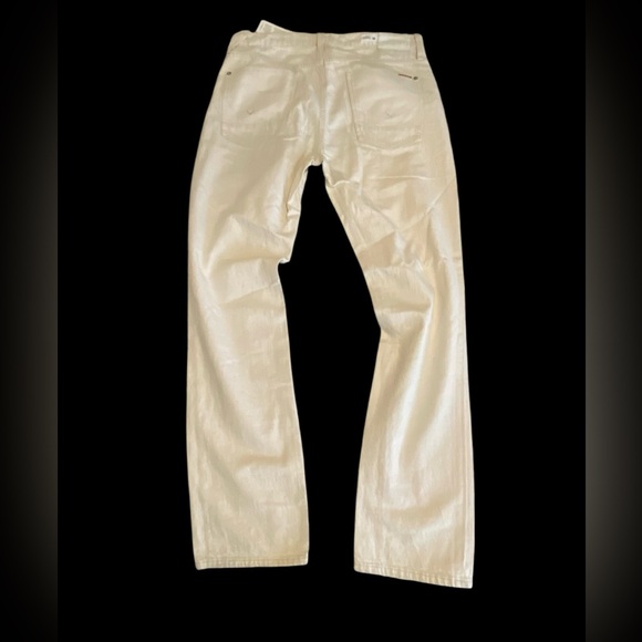 HUDSON| Men's Hudson Broderick Front Zip Slouch Skinny Linen Jeans NWT size 36 - Picture 6 of 13